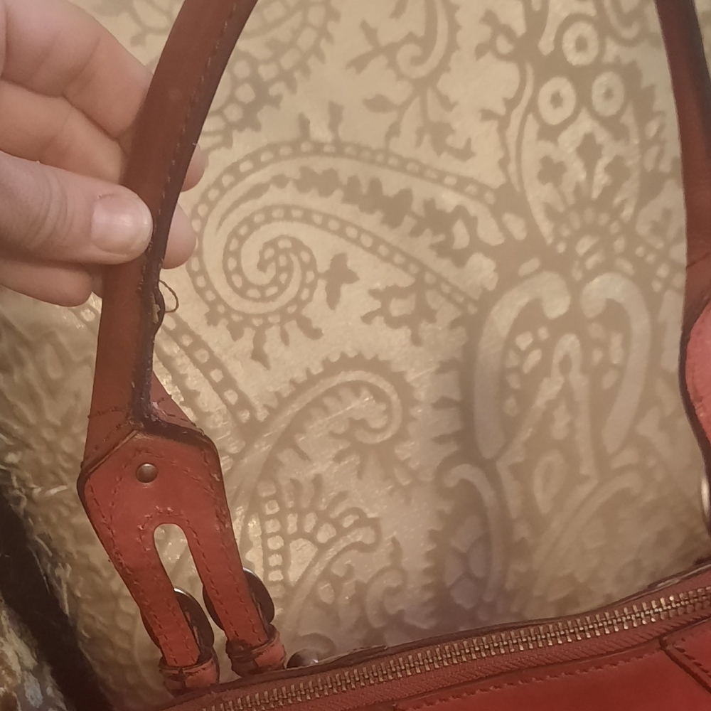 NOW ACCEPTING OFFERS! Vintage Red Leather Juicy Couture XL Purse - Picture 10 of 16
